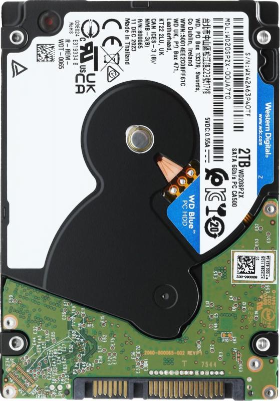 ������� ���� WD Blue, 2Tb, WD20SPZX-00UA7T0, SATA-3, 2.5'', 5400, 128Mb, 1 year warranty [WD20SPZX-00UA7T0]