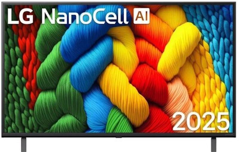 ��������� LG 43NANO80A6B.ARUG, NanoCell, 4K Ultra HD, ����� ����, WebOS