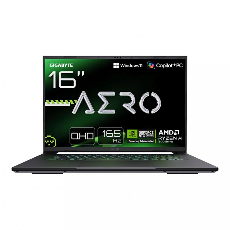 ������� ������� Gigabyte Aero X16 1WH 16'', IPS, AMD Ryzen AI 7 350 2���, 8-�������, 32�� DDR5, 1�� SSD,  NVIDIA GeForce  RTX 5070  - 8 ��, Windows 11 Home, �����������  [1WH93KZC64DH]