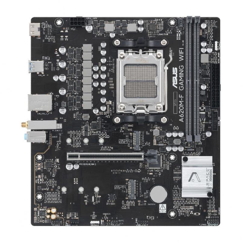 ����������� ����� ASUS A620M-F GAMING WIFI, SocketAM5, AMD A620, mATX, Ret [A620M-F GAMING WIFI]