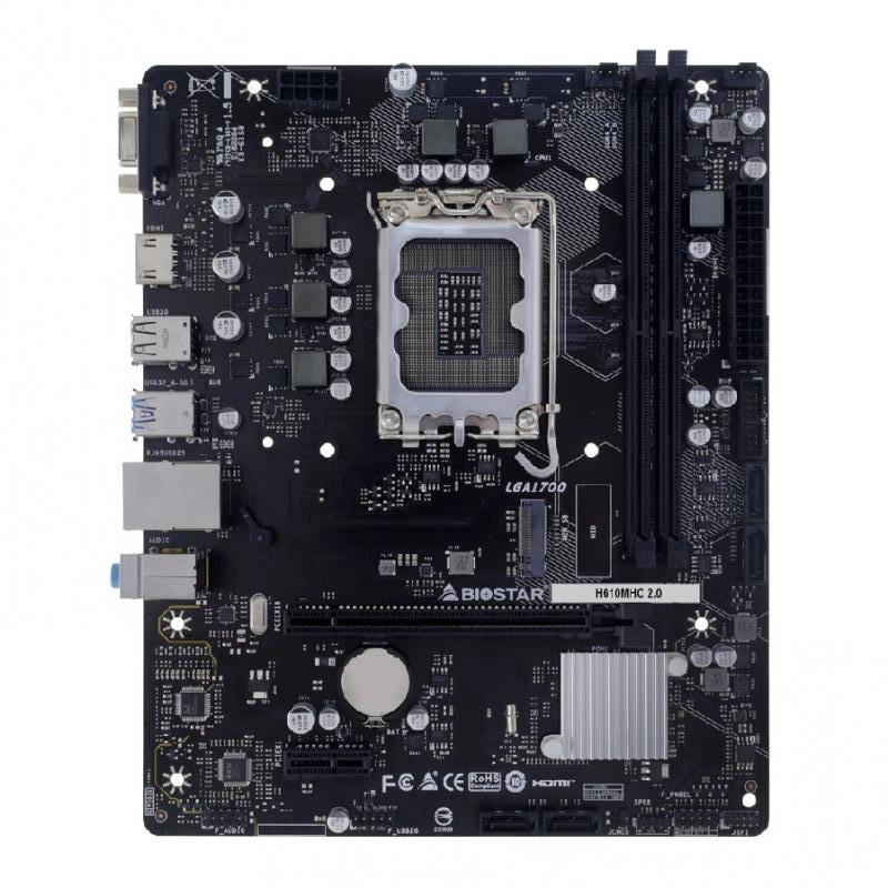 ����������� ����� Biostar H610MHC 2.0, LGA 1700, Intel H610, mATX, Ret [H610MHC 2.0]