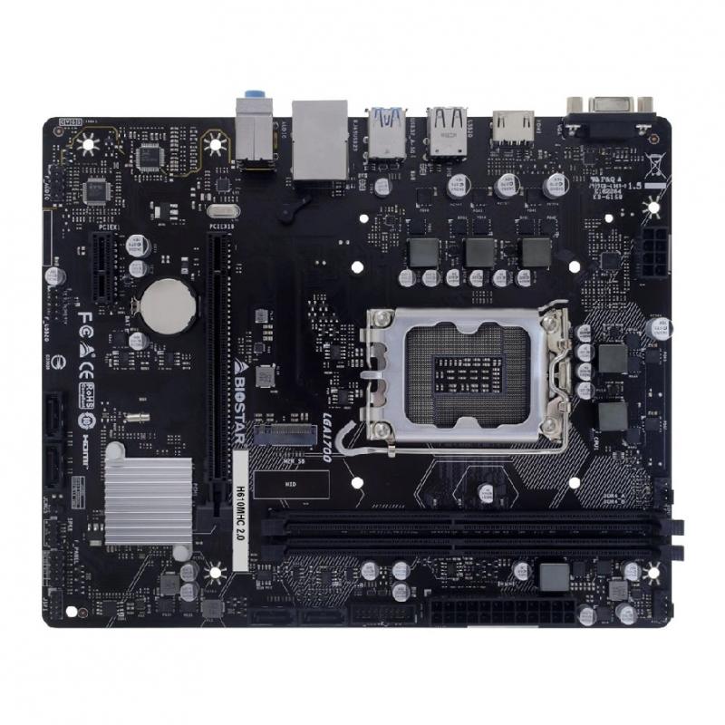 ����������� ����� Biostar H610MHC 2.0, LGA 1700, Intel H610, mATX, Ret [H610MHC 2.0]