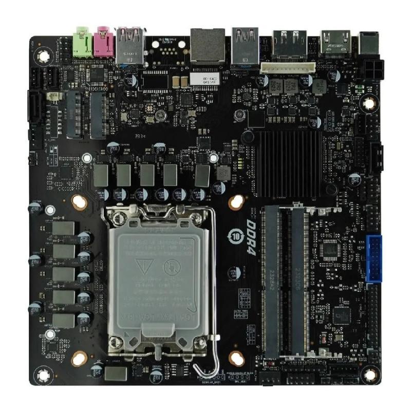 ����������� ����� Afox AFMIQ670D4-MI4-V2 LGA1700 mini-ITX 2xDDR4L miniPCIE M.2 DP HDMI  [AFMIQ670D4-MI4-V2]