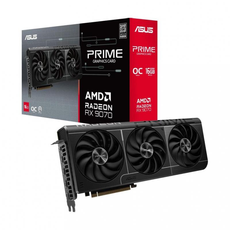 ���������� ASUS AMD  Radeon RX 9070 PRIME-RX9070-O16G 16�� PRIME, GDDR6, OC,  Ret [PRIME-RX9070-O16G]