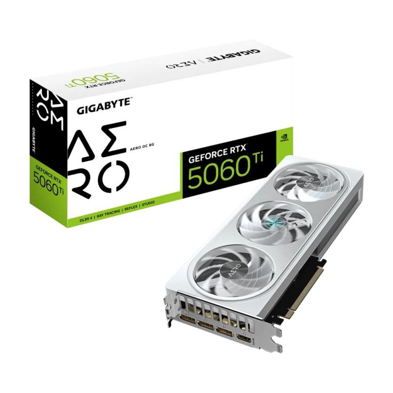  Gigabyte GeForce RTX 5060 Ti AERO OC 8G, GDDR7, OC, Ret [GV-N506TAERO OC-8GD]
