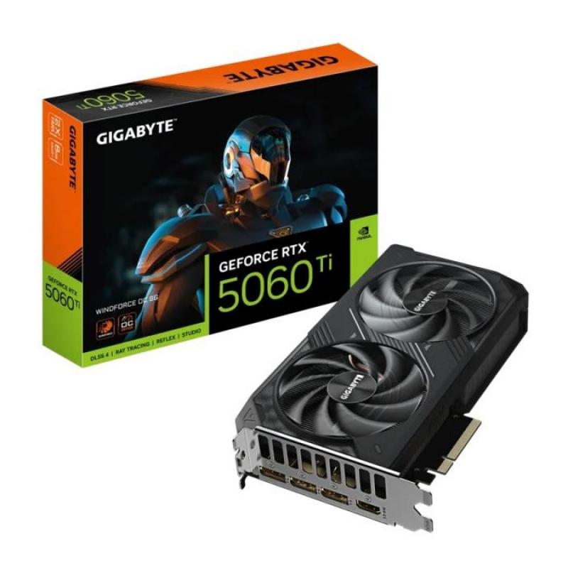 ���������� Gigabyte GeForce RTX 5060 Ti WINDFORCE OC 8G [GV-N506TWF2OC-8GD]