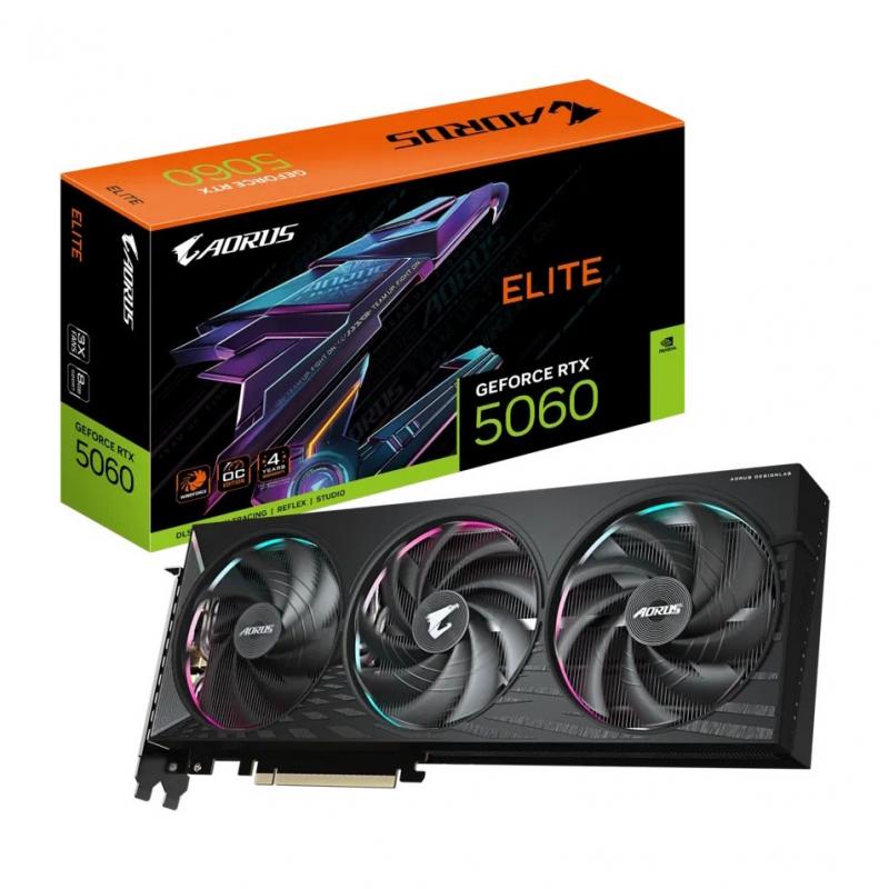 ���������� Gigabyte AORUS GeForce RTX 5060 Elite 8G [GV-N5060AORUS E-8GD]