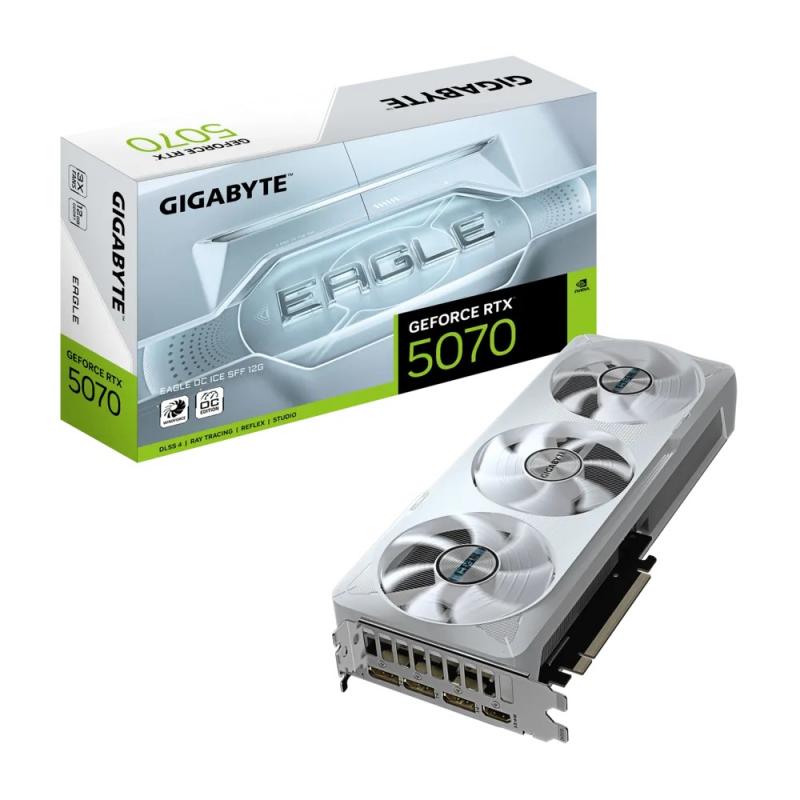���������� Gigabyte GeForce RTX 5070 EAGLE OC ICE SFF 12G [GV-N5070EAGLEOC ICE-12GD]