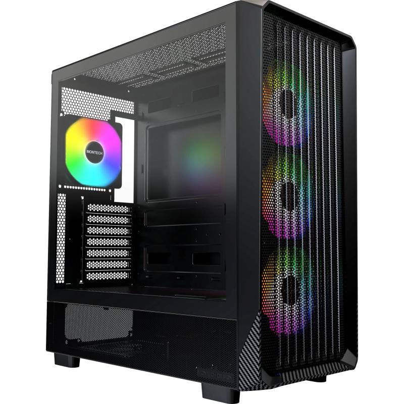 ������ ATX MONTECH X5, Midi-Tower, ��� ��,  ������ [x5 black]