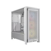 ������ Corsair Frame 4000D RS ARGB, Midi-Tower, TG, 3x120mm ARGB, 2xUSB-A 3.2, 1xUSB 3.2 Type-C, E-ATX, ATX, mATX, mITX White [CC-9011297-WW]