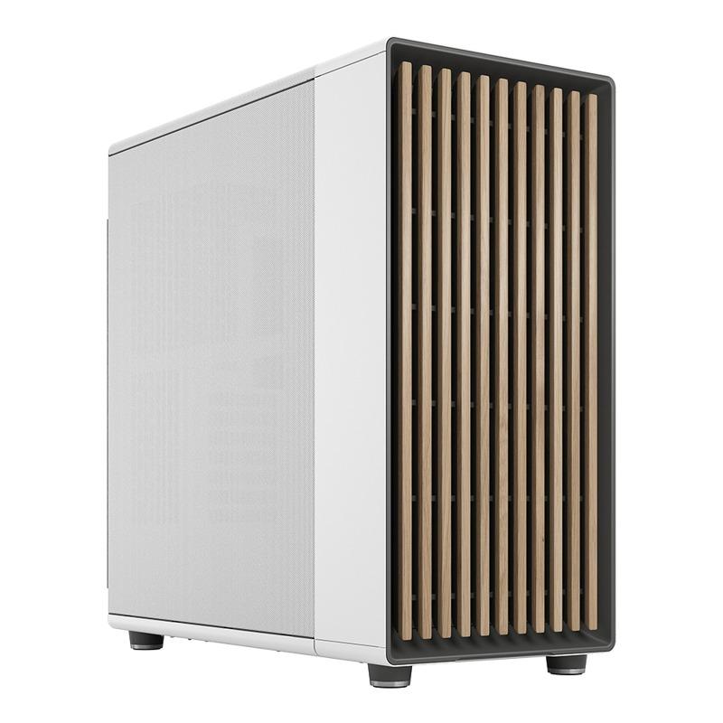 ������ Fractal Design North XL, Full-Tower, 3x140mm, 2xUSB-A 3.2 + 1xUSB 3.2 Type-C E-ATX, ATX, mATX, mITX Wood panel, Chalk White [FD-C-NOR1X-03]