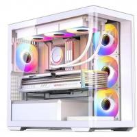 ������ JONSBO D300, Mini-Tower, TG, no fan, 2xUSB-A 3.2 + 1xUSB-C 3.2, mATX, mITX White [D300 White]