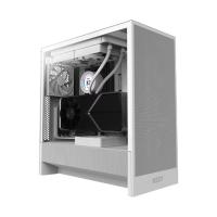������ NZXT H5 Flow (2024), Midi-Tower, TG, 1x120mm, E-ATX, ATX, mATX, mITX White [CC-H52FW-01]