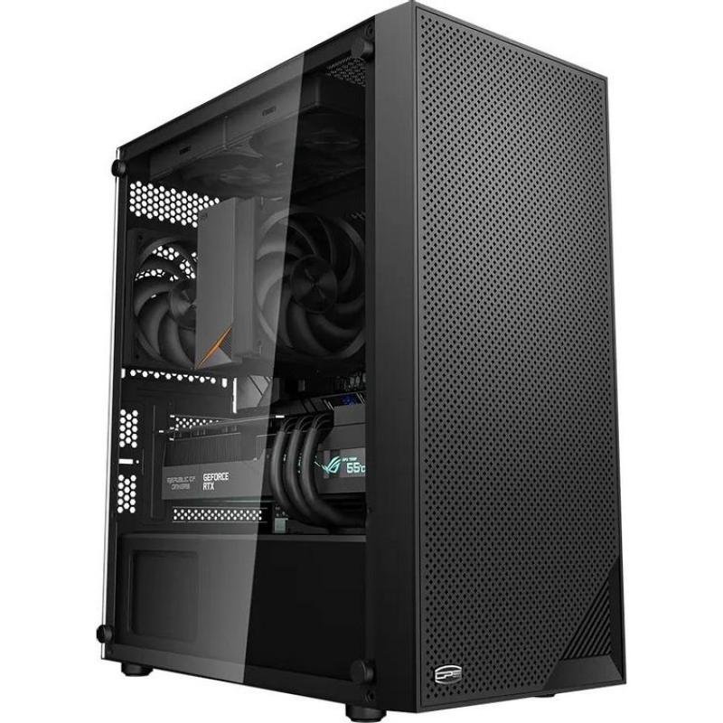 ������ PCCooler C3D310 BK, Mini-Tower, TG, Mesh, no fans, 2xUSB-A 3.0, mATX, mITX Black [C3D310 BK]