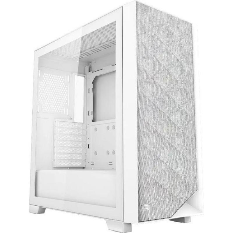 ������ PCCooler C3D510 WH ARGB, Midi-Tower, TG, Mesh, 3x120mm ARGB, 2xUSB-A 3.0, E-ATX, ATX, mATX, mITX White [C3D510 WH ARGB]