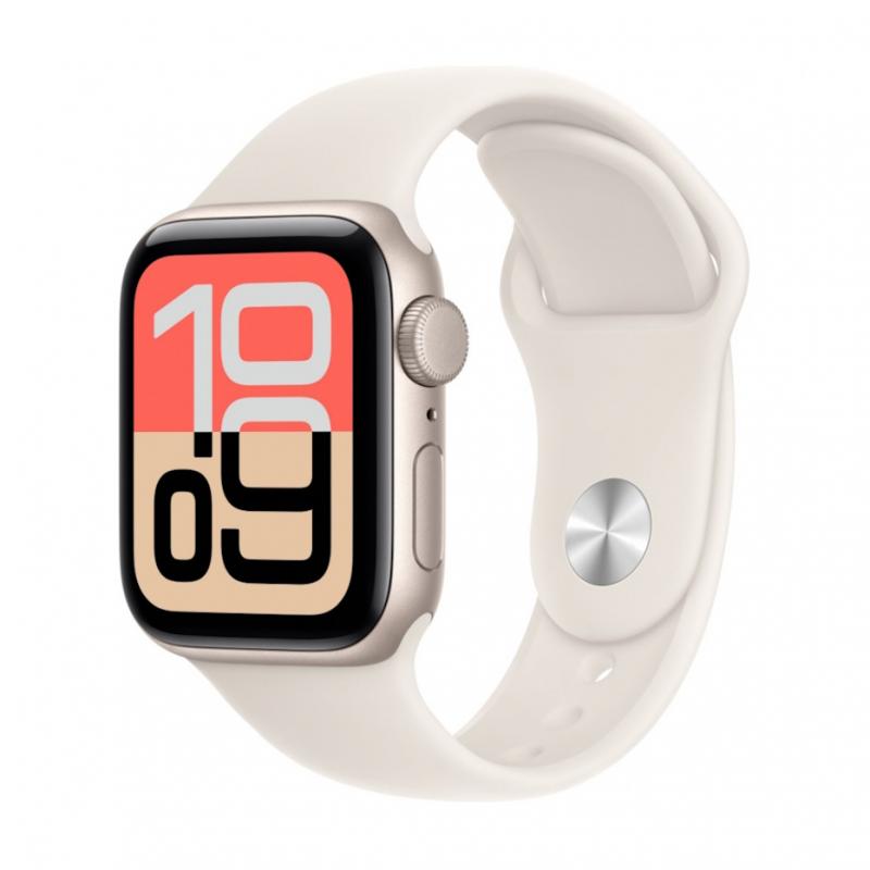 ����� ���� Apple Watch SE 3 (2025) 40mm (M/L) Starlight Aluminum Case/Starlight Sport Band