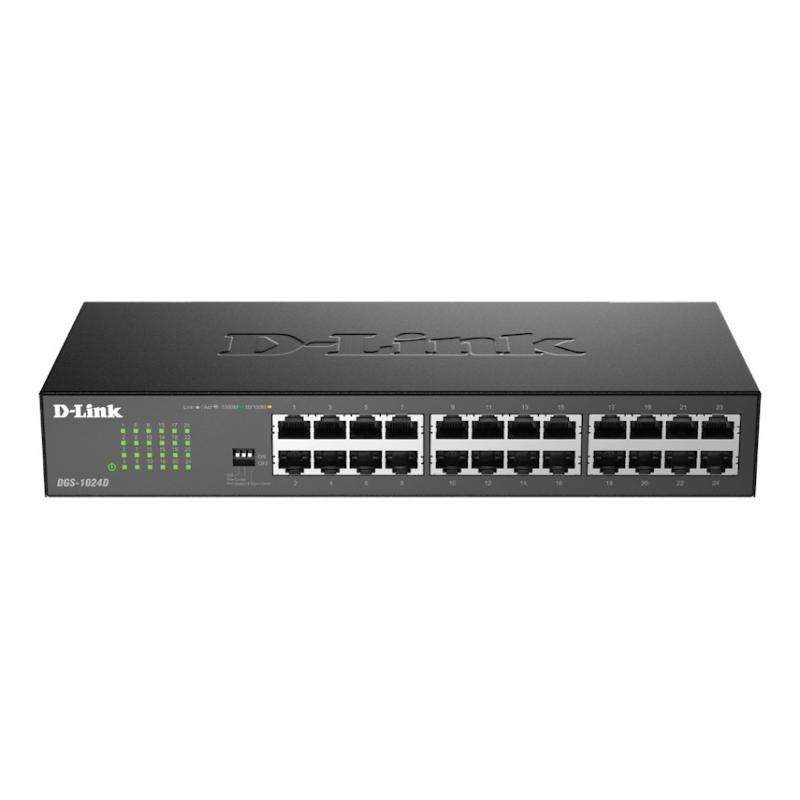 ���������� D-Link DGS-1024D/J1A, �������������, 24x1000Base-T, [DGS-1024D/J1A]