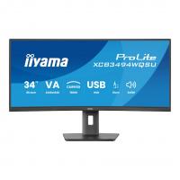 34'' ������� Iiyama ProLite XCB3497WQSNPH-B1,  3440x1440,  VA,  120��,  2�HDMI,  1�DP,  ���������, ������ [XCB3497WQSNPH-B1]