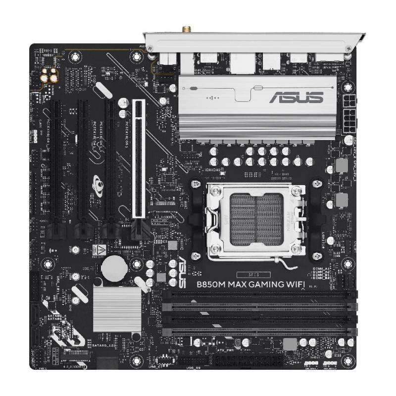   ASUS B850M MAX GAMING WIFI, SocketAM5, AMD B850, mATX, Ret [B850M MAX GAMING WIFI]