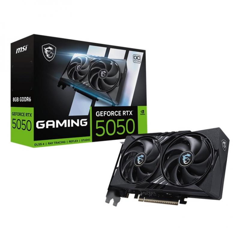 ���������� MSI NVIDIA  GeForce RTX 5050 RTX 5050 8G GAMING OC 8�� Gaming, GDDR6, OC,  Ret [RTX 5050 8G GAMING OC]