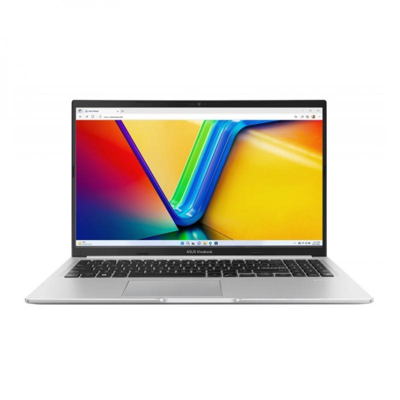 ������� ASUS  VivoBook 15 M1502YA-BQ676 [90NB0X22-M00ZZ0] Cool Silver 15.6'' {FHD Ryzen 7 5825U/16GB/SSD512GB/AMD Radeon/Backlit/DOS}