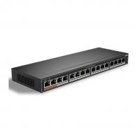 DAHUA DH-SG1016P 16-�������� ���������� ������������� ���������� c PoE, 16xRJ45 1Gb PoE, �������� 190��, ���������� 32 ����/�, MAC-������� 8� [DH-SG1016P]