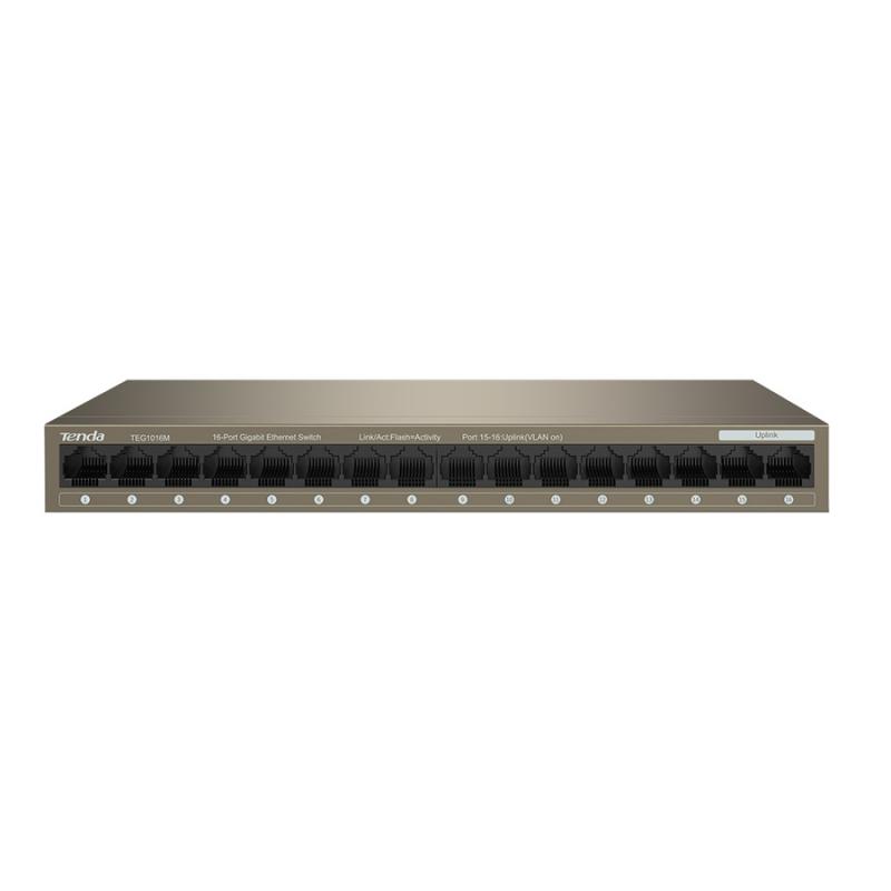 TENDA TEG1016M ���������� ���������� 16-Ports 10/100/1000 Base-T Gigabit Switch [TEG1016M]
