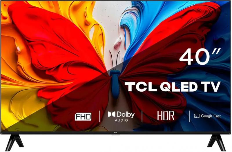 ��������� TCL 40S5K QLED, FULL HD, ������, Google TV