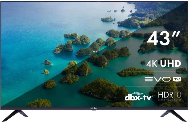 ��������� HAIER 43 LED S2 4K Ultra HD, ������, Android TV
