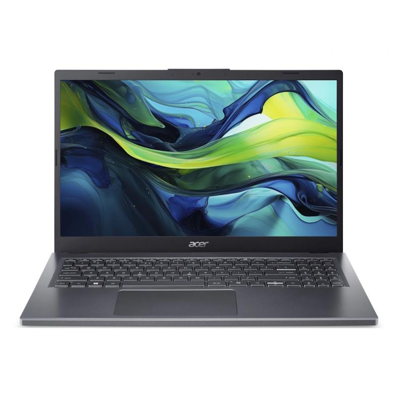 ������� Acer Aspire 15 A15-51M-959S 15.6'', IPS, Intel Core i9 13900H 2.6���, 14-�������, 16�� LPDDR5, 512�� SSD,  Intel Iris Xe graphics, ��� ������������ �������, �����������  [NX.JKVEM.007]