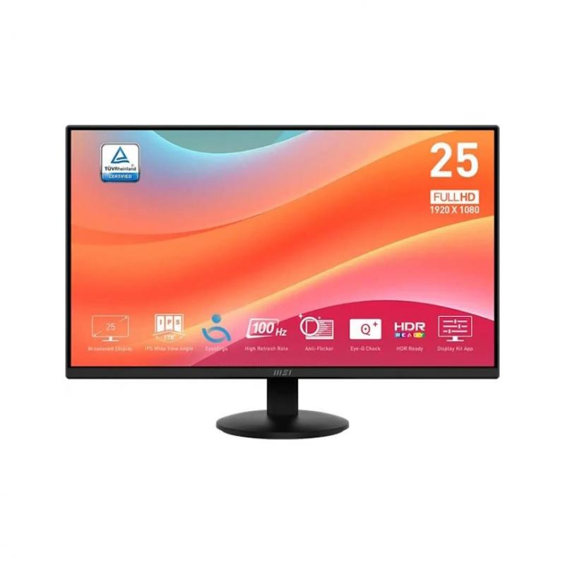 24.5'' ������� MSI Pro MP252L,  1920x1080,  IPS,  100��,  1�HDMI,  1�DP,  ������  [9S6-3PD7CT-014]