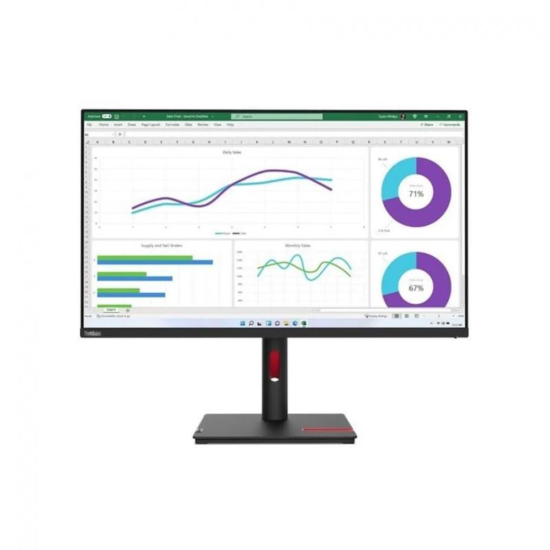 31.5'' ������� Lenovo ThinkVision T32h-30,  2560x1440,  IPS,  1�HDMI,  1�DP,  ������ [63d3gat1uk]