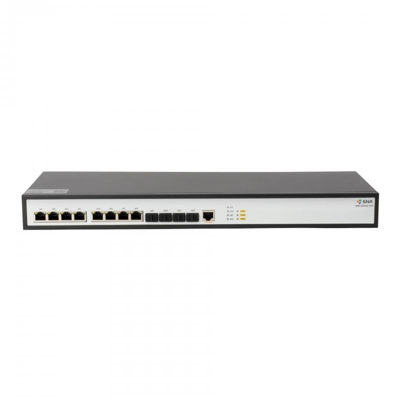 ���������� SNR ����������� ���������� ������ 2+, 8 ������ 1/2.5/5/10GBASE-T, 4 ����� 1/10G SFP+ ���������� �� ~220V AC [SNR-S5310X-8TX]