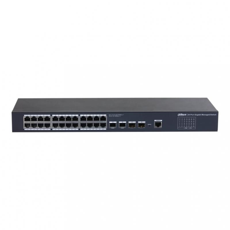 ���������� Dahua 28-Port Cloud Managed Gigabit Switch with 24-Port PoE  [DH-SG4028LP]