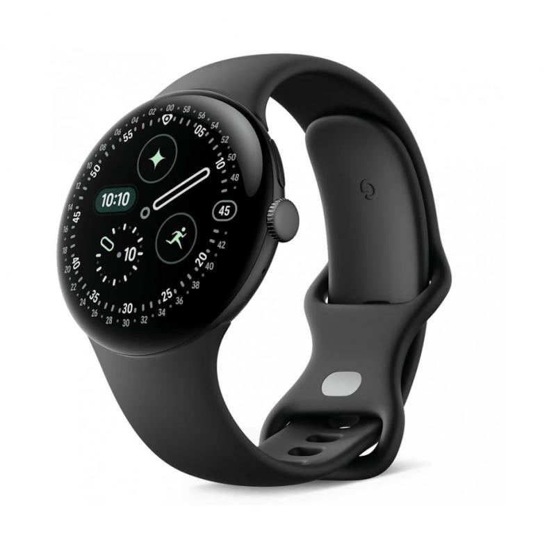 ����� ���� Google Pixel Watch 4 45mm Wi-Fi Matte Black Case/Obsidian Active Band (������)