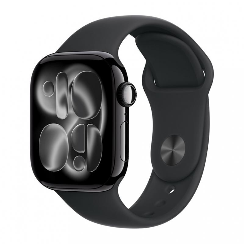 ����� ���� Apple Watch S11 (2025) 46mm (S/M) Jet Black Aluminum Case/Black Sport Band