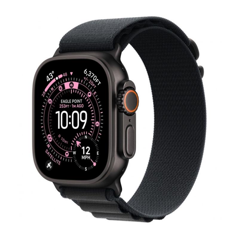 ����� ���� Apple Watch Ultra 3 (2025) 49mm (S) Black Titanium Case/Black Alpine Loop