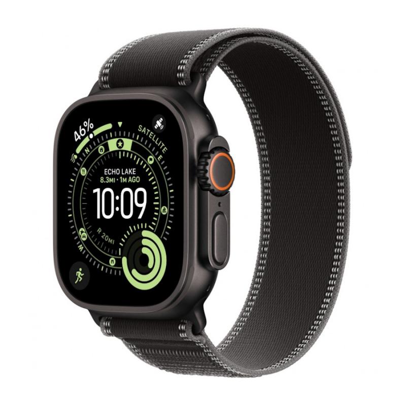 ����� ���� Apple Watch Ultra 3 (2025) 49mm (M/L) Black Titanium Case/Black/Charcoal Trail Loop 