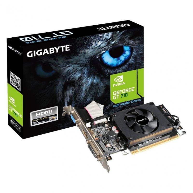 ���������� Gigabyte GV-N710D3-2GL V2.0, PCIE8 GT710 2Gb, GDDR3 [GV-N710D3-2GL V2.0]