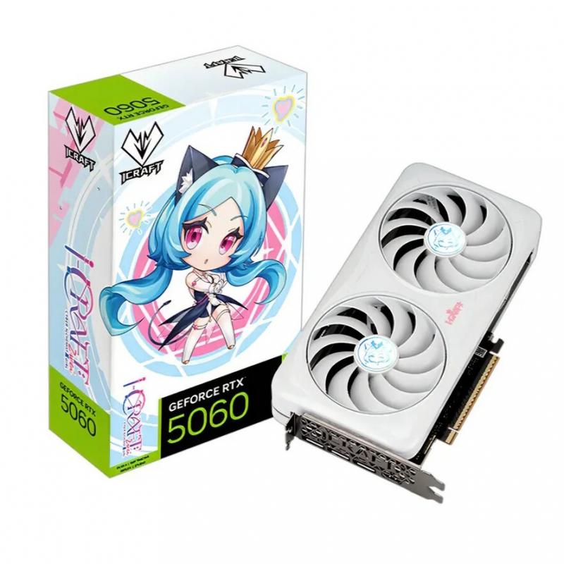 ���������� MAXSUN MS-RTX5060 iCraft OC8G AIGAX2 RTX5060 HDMI, 3*DP, 8G, D7 [MS-RTX5060 iCraft OC8G AIGAX2]