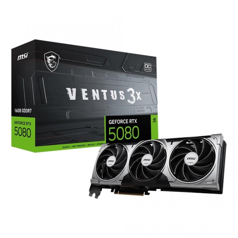 ���������� MSI GeForce RTX 5080 16G VENTUS 3X OC [RTX 5080 16G VENTUS 3X OC]