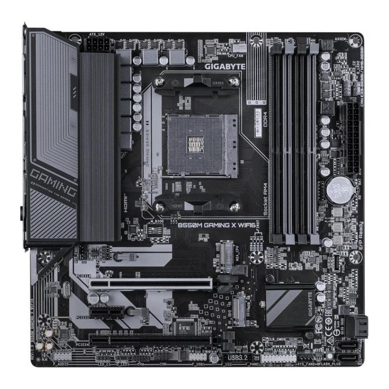 ����������� ����� Gigabyte B550M GAMING X WIFI6, Socket AM4, AMD B550, mATX, Ret [B550M GAMING X WIFI6]