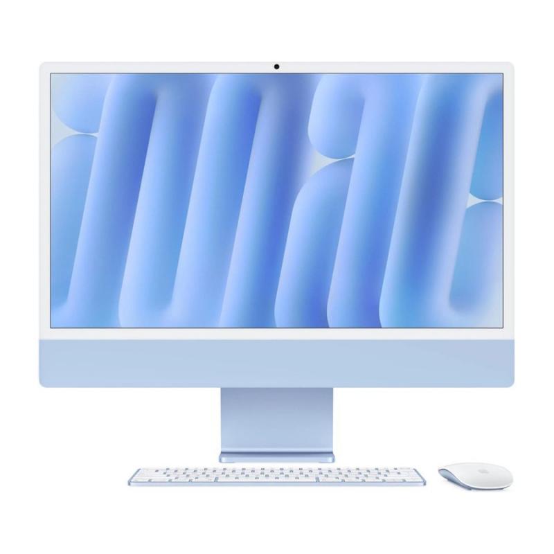 �������� Apple iMac A3137 4.5K Apple M4 Series M4 2890 ���/16384 Mb/256 Gb SSD/24'' /4480�2520/DVD ���/Apple M4 10-core GPU/MacOS (MWV13ZP/A) Blue