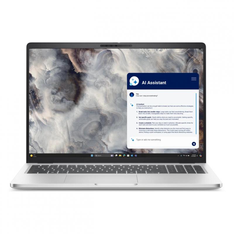 ������� DELL PRO 16 Plus (Pro16Plus-7115) Intel Core Ultra 7 266V 2200MHz/16''/1920x1200/16GB/1024GB SSD/Intel Arc/Wi-Fi/Bluetooth/Linux Silver