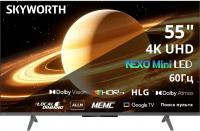 55' ��������� SKYWORTH 55X66H NEXO Mini-LED QLED+, 4K Ultra HD, Google TV, ������