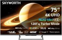 75' ��������� SKYWORTH 75X67H Nexo Mini-LED QLED+, 4K Ultra HD, Google TV, ������