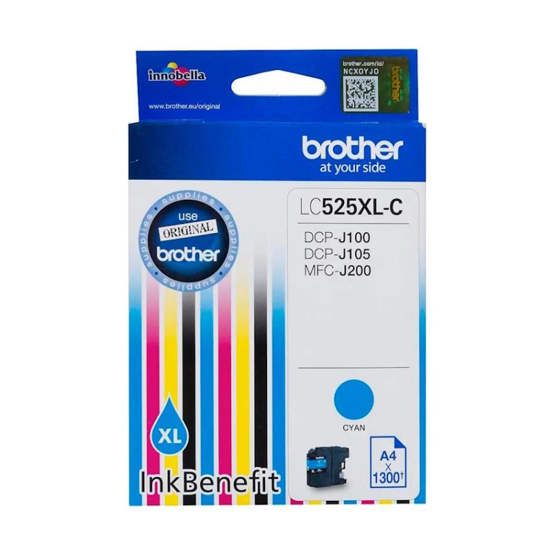�������� �������� Brother LC525XLC ������� (1300���.) ��� Brother DCP-J100/J105/J200