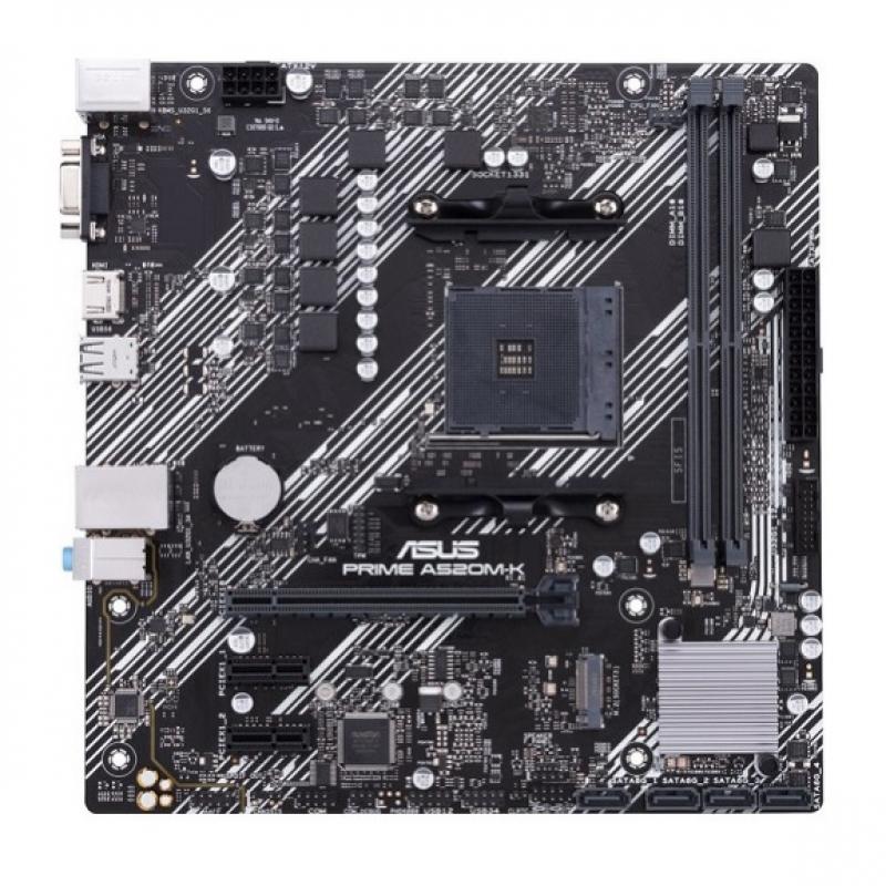   ASUS PRIME B550M-K, SocketAM4, AMD B550, mATX, Ret [PRIME B550M-K]