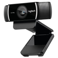 Веб-камера Logitech Pro Stream C922 черный USB2.0 с микрофоном