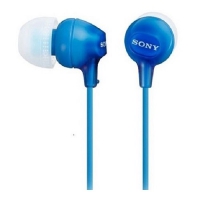 Наушники Sony MDR-EX15AP проводные голубой